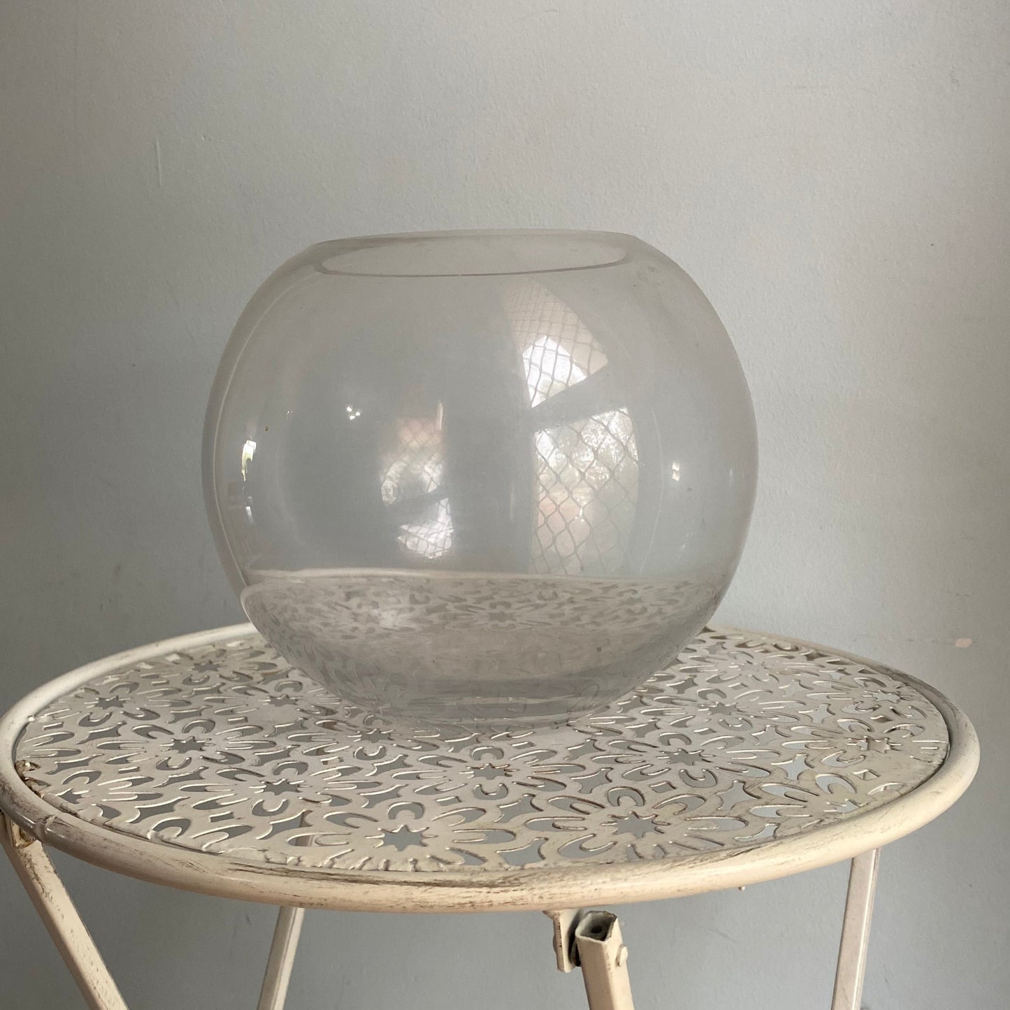 Glass Fishbowl Vase