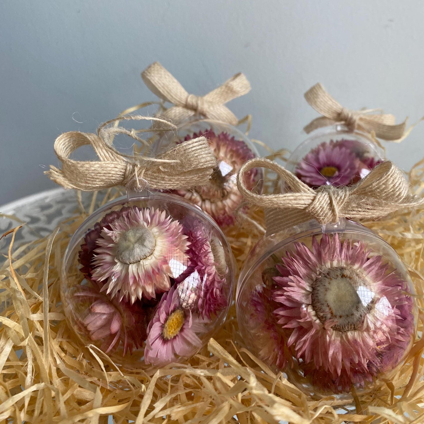 Everlasting Wildflower Baubles - Small