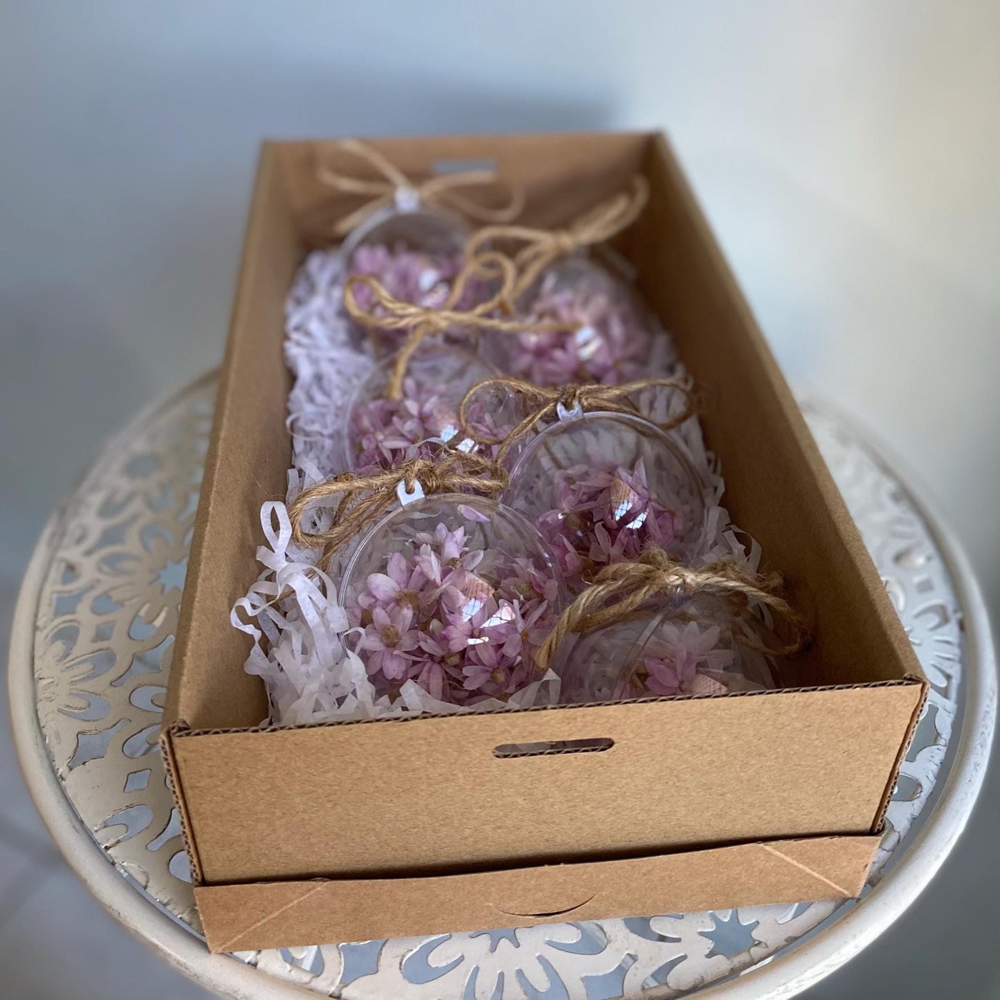 Pink Daisy Bauble - Small
