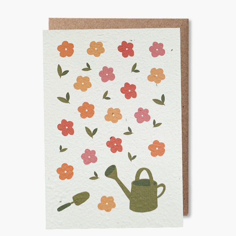 Flowers in the Garden Greeting Card