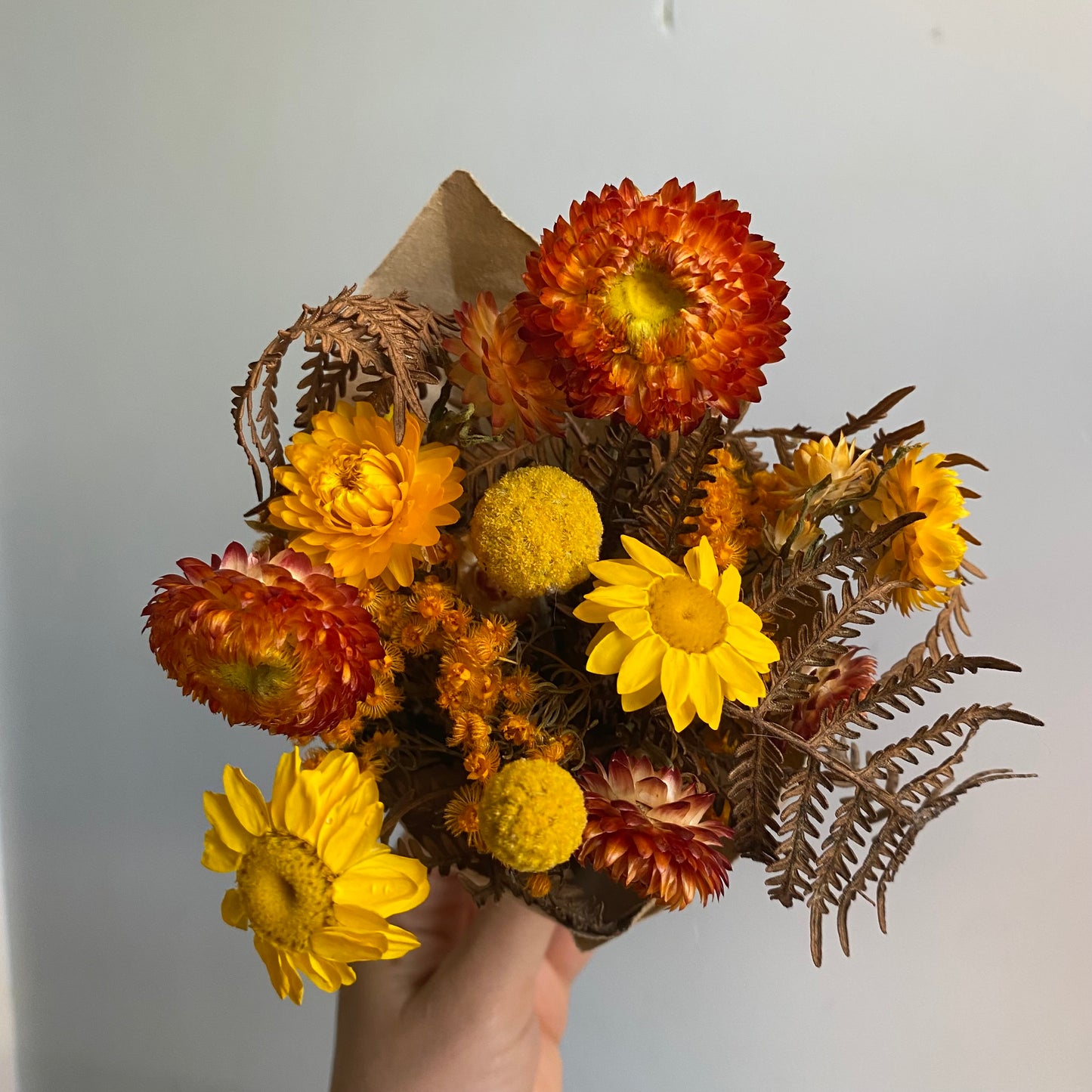 Everlasting Daisy Bouquet - Mini - Warm & Earthy