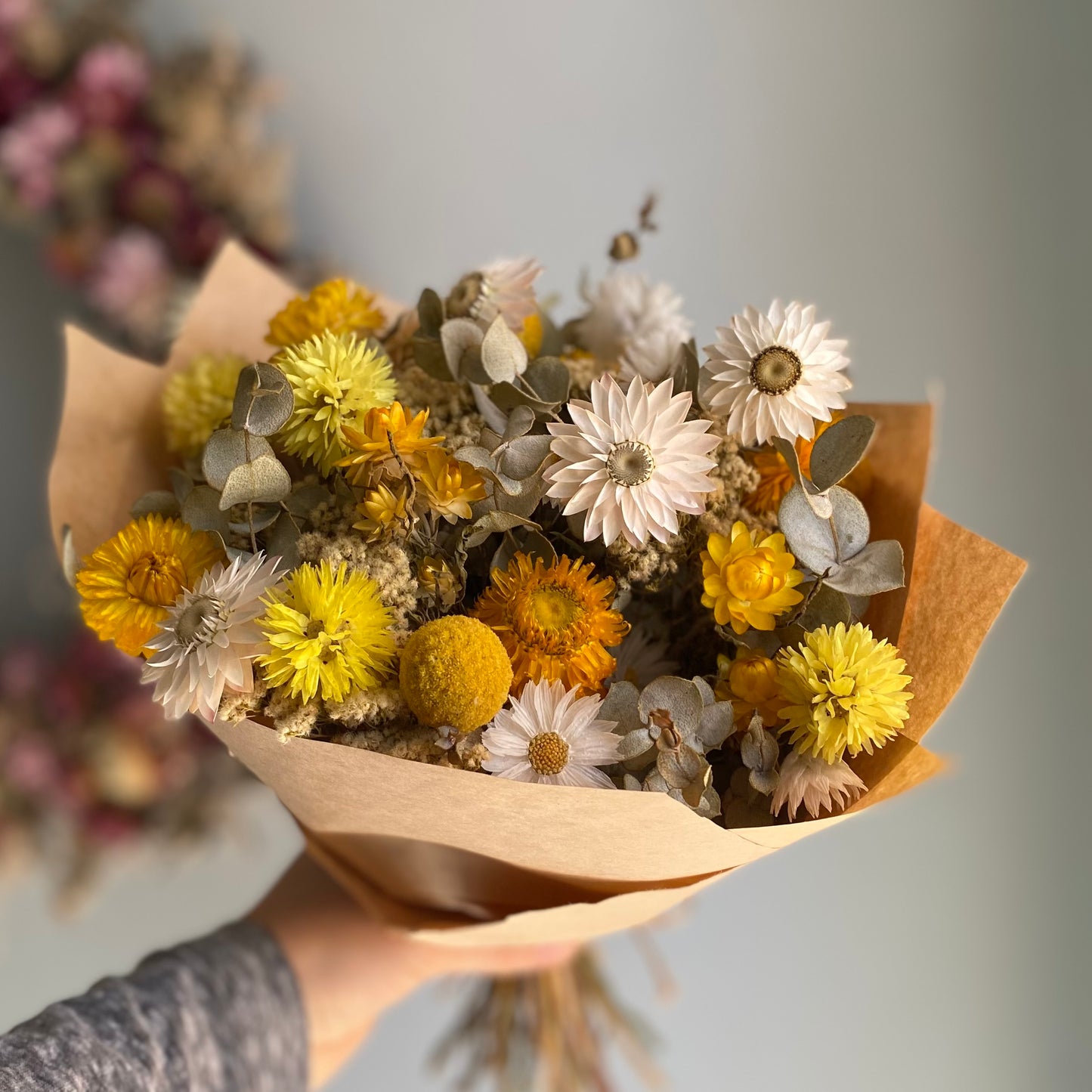 Everlasting Daisy Bouquet - Small - Sunny and Joyful