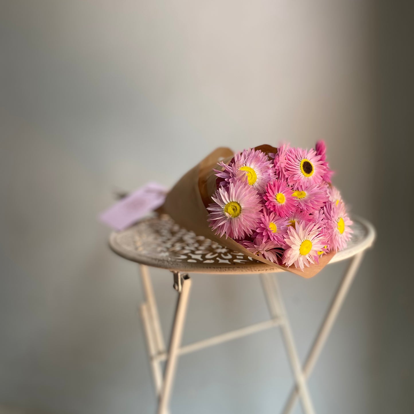 Pink Everlasting Daisy Bouquet