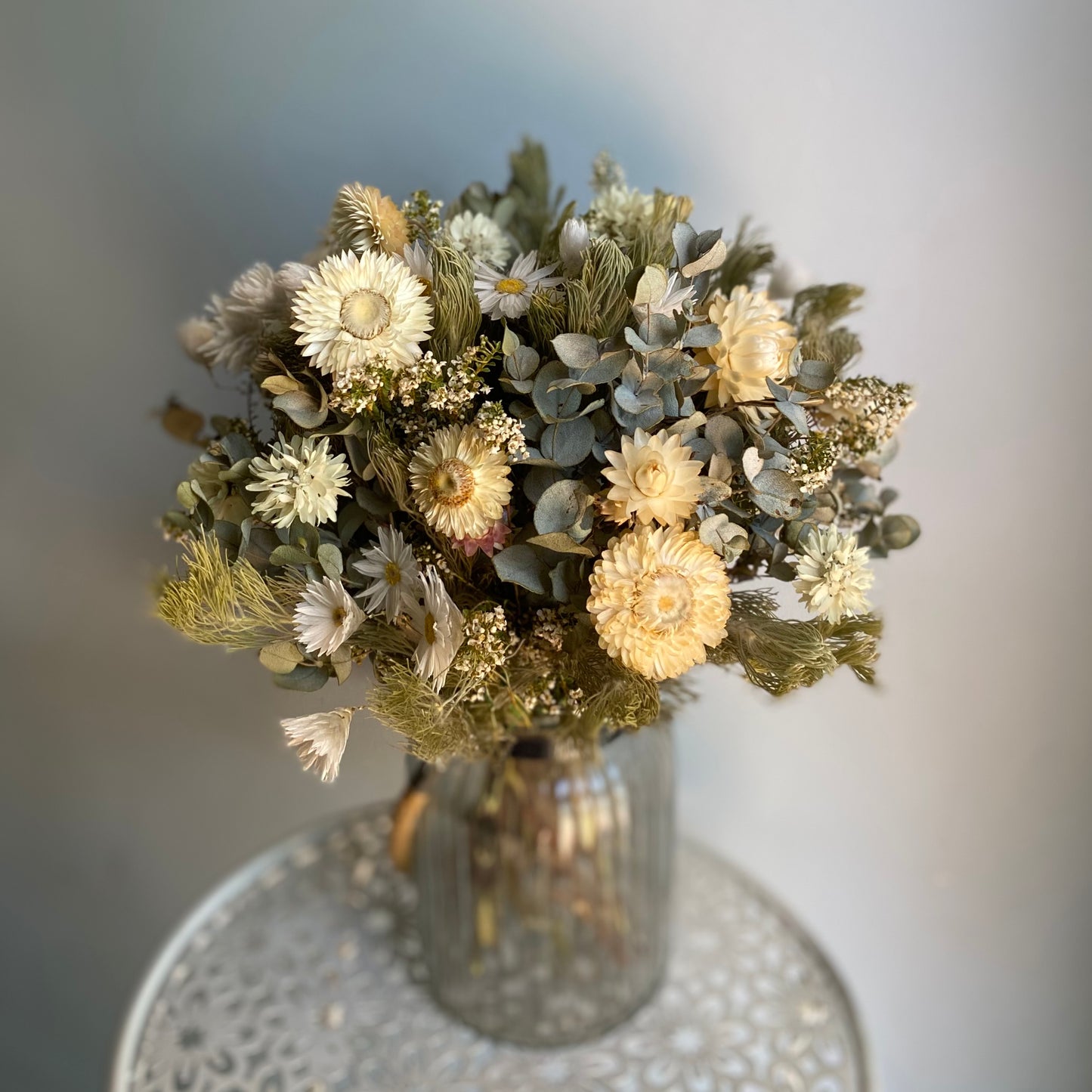Everlasting Daisy Bouquet - Small - Soft Neutrals