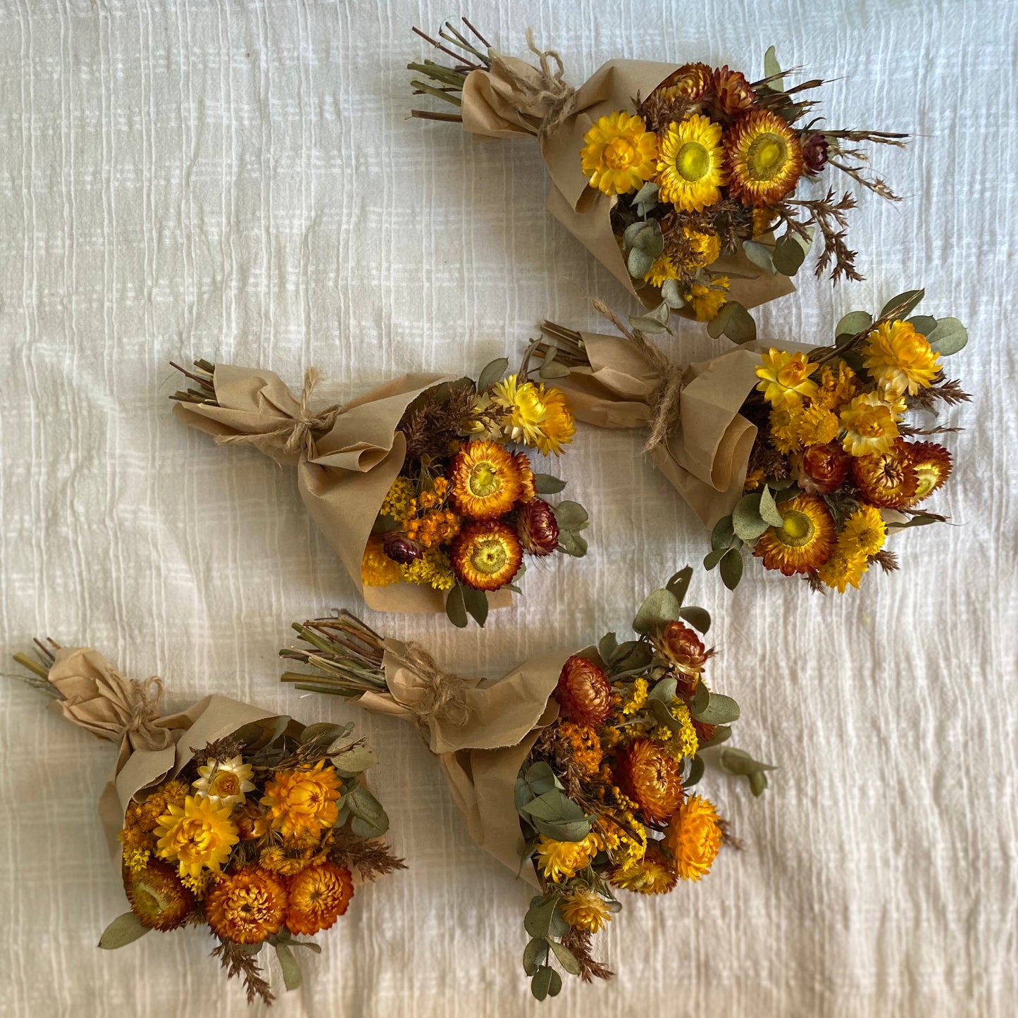 Everlasting Daisy Bouquet - Mini - Warm & Earthy