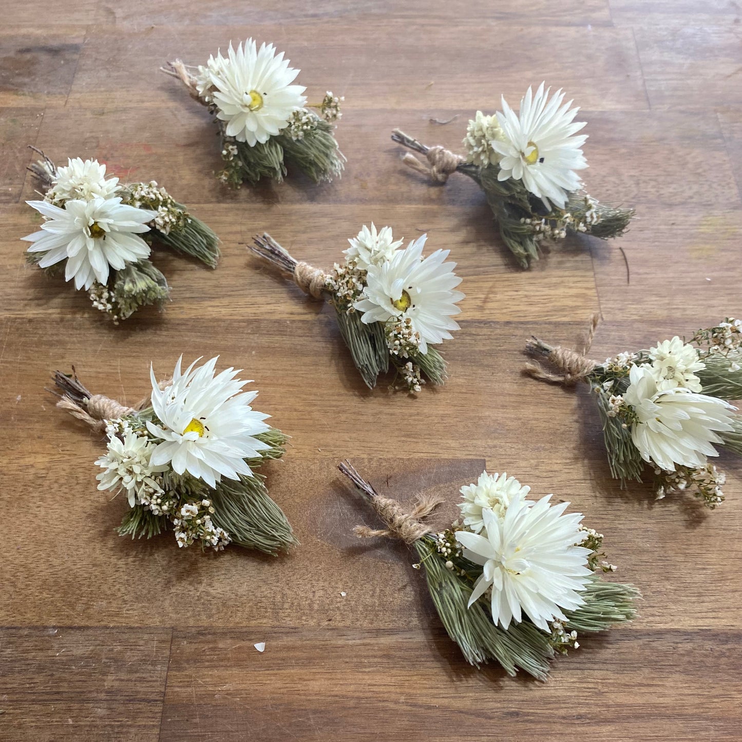 Everlasting Daisy Boutonniere