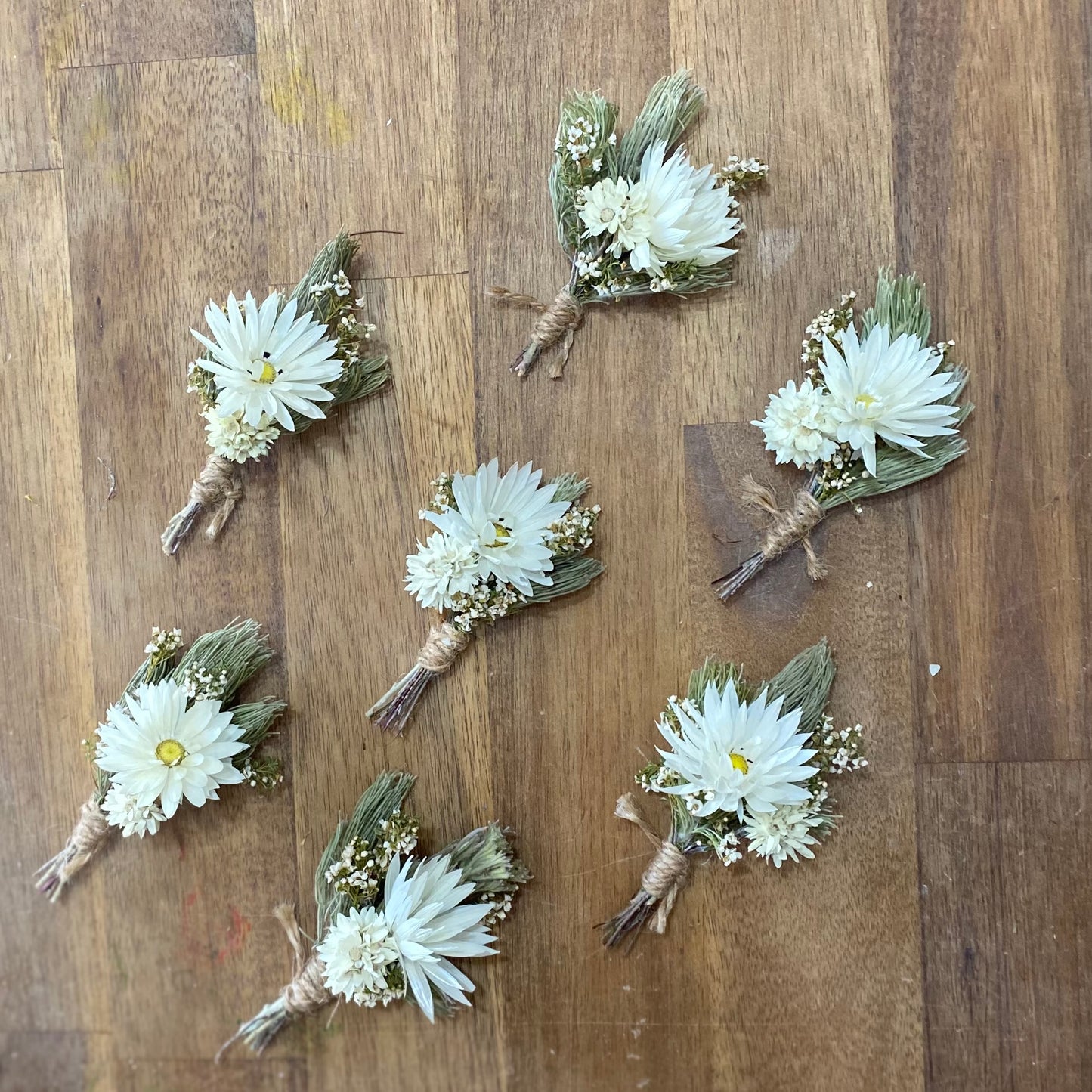Everlasting Daisy Boutonniere