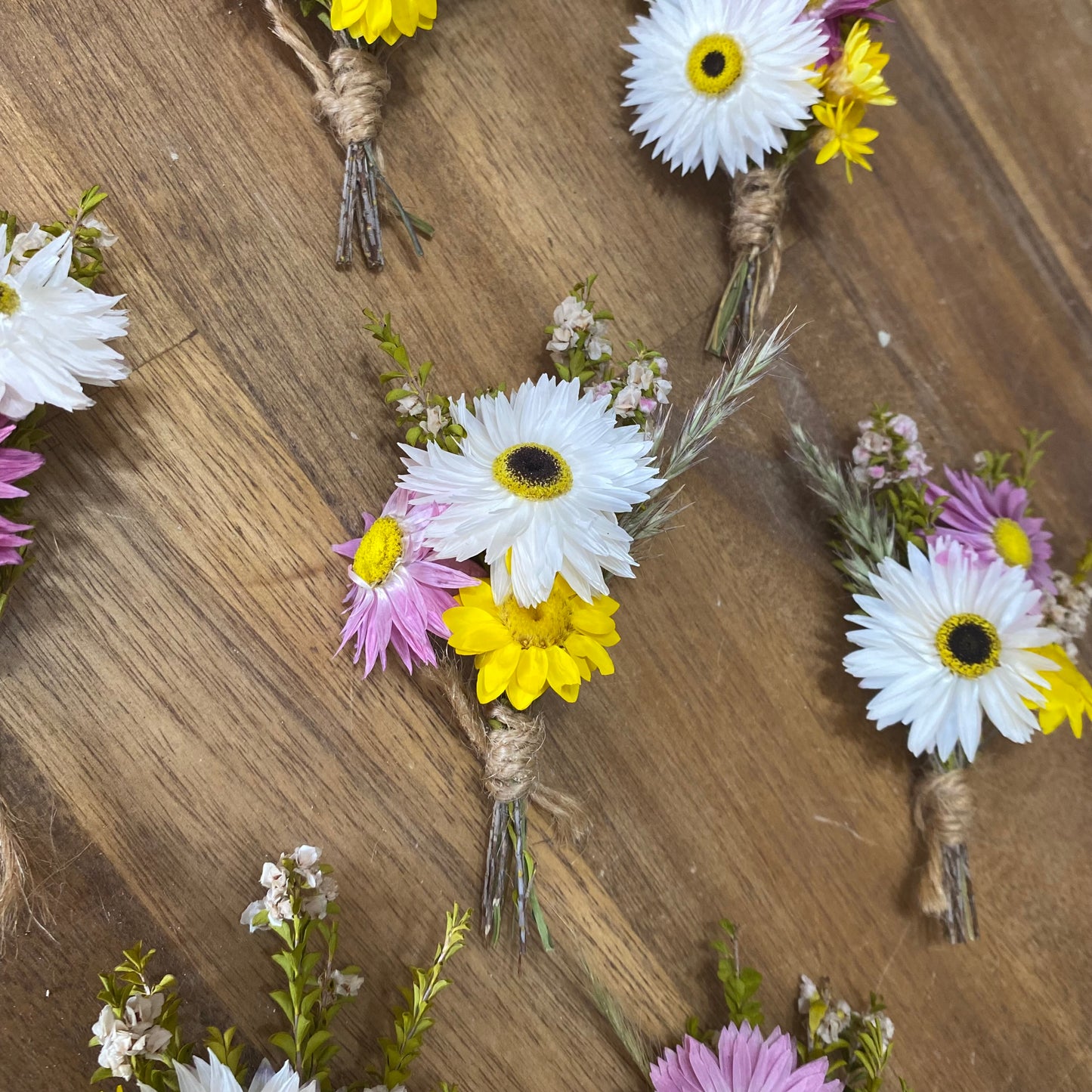 Everlasting Daisy Boutonniere