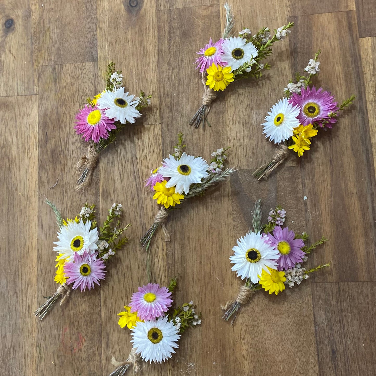 Everlasting Daisy Boutonniere