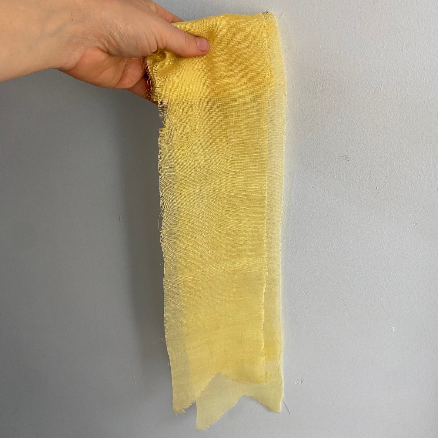 Faux Silk Ribbon Yellow