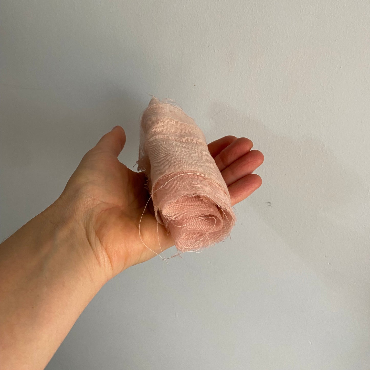 Faux Silk Ribbon Pink