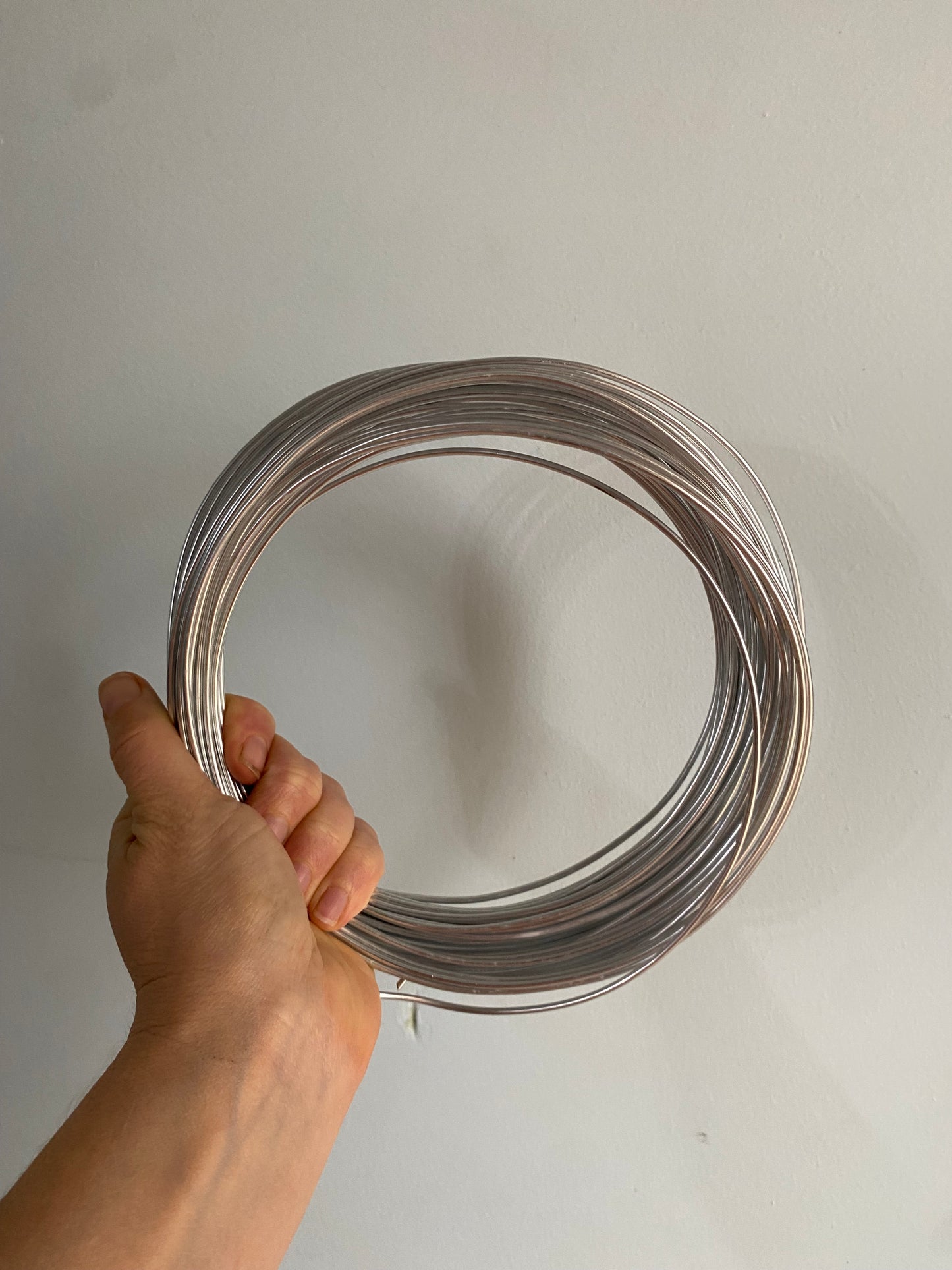 Silver Aluminium Wire