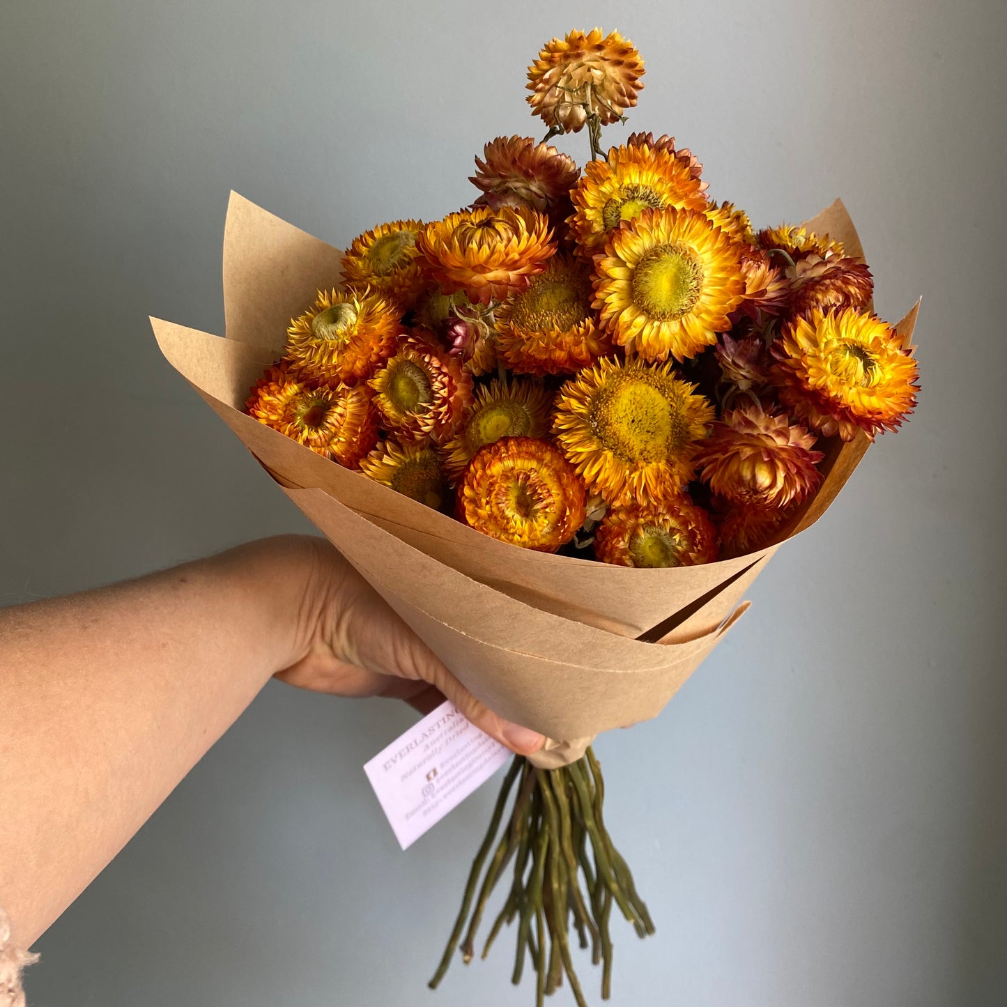 Sunset Strawflower Bouquet