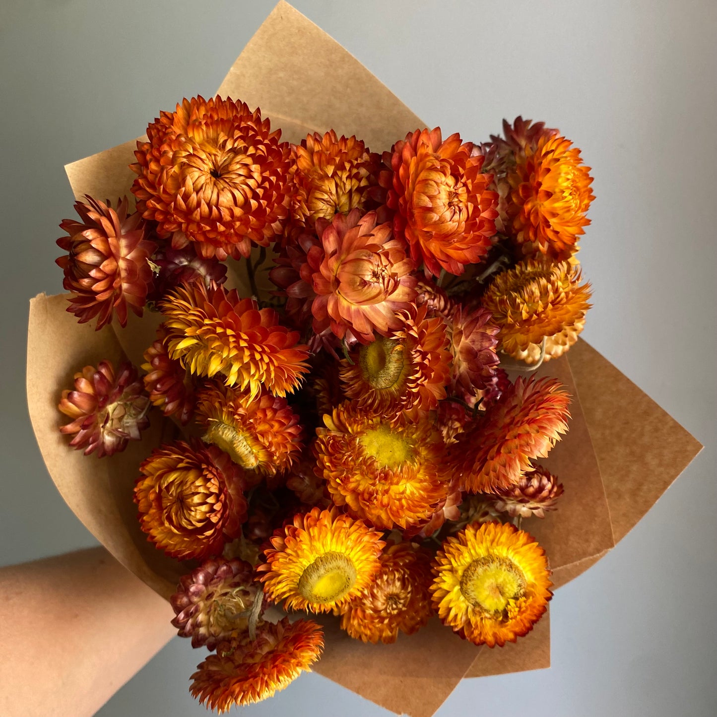 Sunset Strawflower Bouquet
