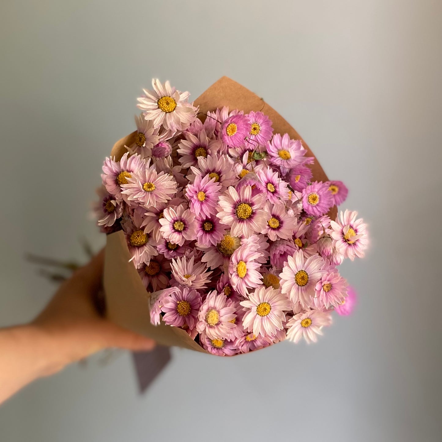 Pink Silver Bell Bouquet
