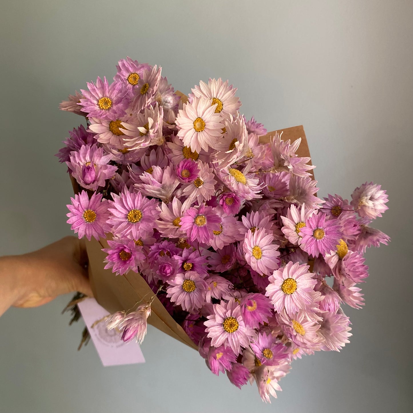 Pink Silver Bell Bouquet
