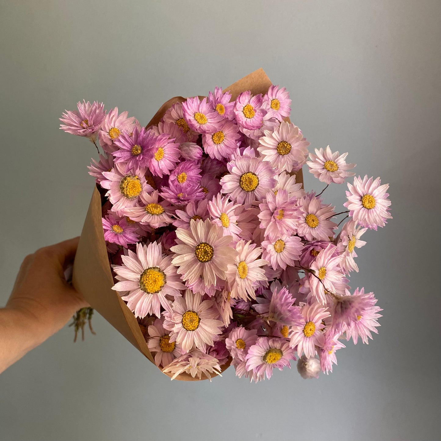 Pink Silver Bell Bouquet