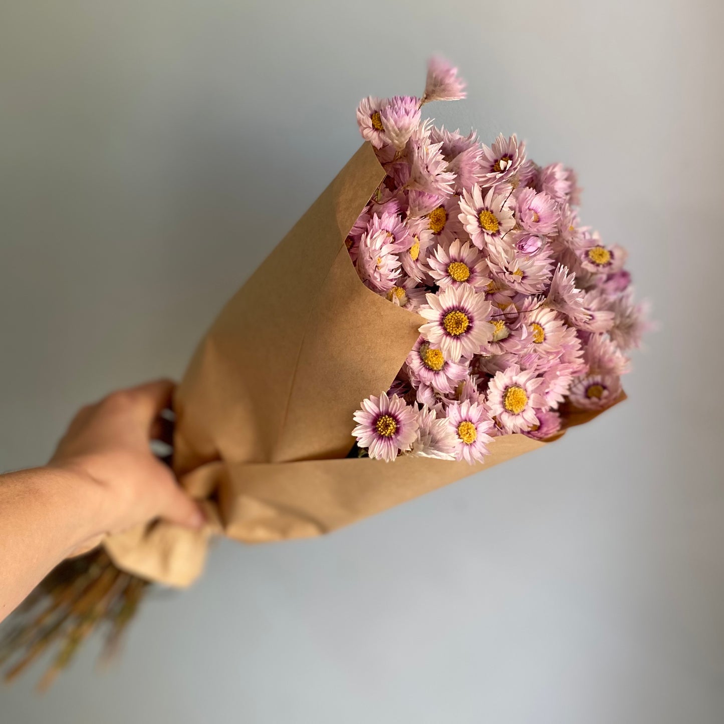 Pink Silver Bell Bouquet
