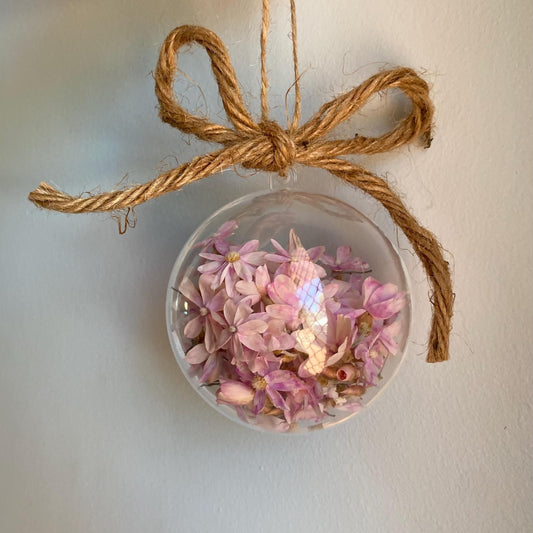 Pink Daisy Baubles - Medium